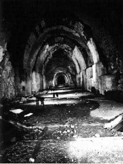 In Ebensee, the Nazis converted the old salt mine tunnels into a factory for rocket production