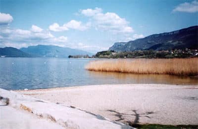 Aix-les-Bains is located on the shores of Lake Le Bourget (Lac du Bourget)