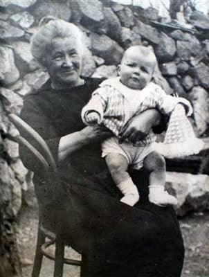 Grandmother Marie with Simone