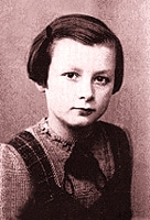 Simone Arnold-Liebster en jeune fille