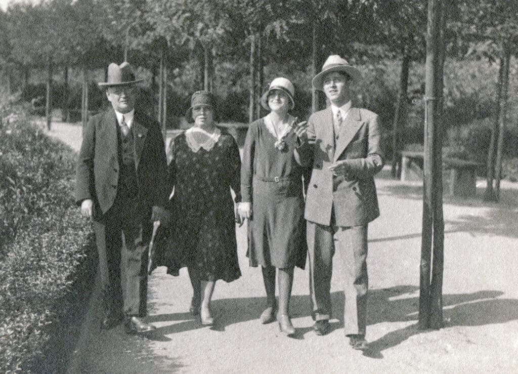 Foto der Familie Siebeneichler aus dem Jahr 1931. Archiv Rosemarie Werner